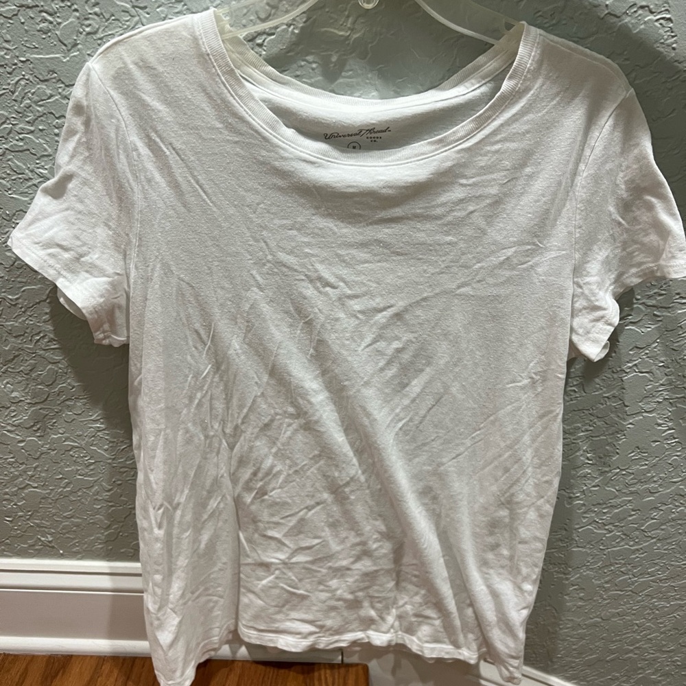 Womens white Universal Thread short sleeve top